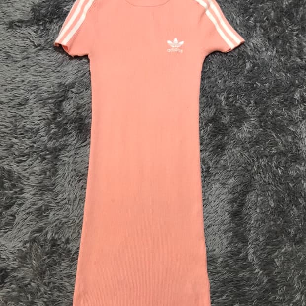 [[여성 M, A급] 아디다스(ADIDAS) 니트 반팔 원피스@947