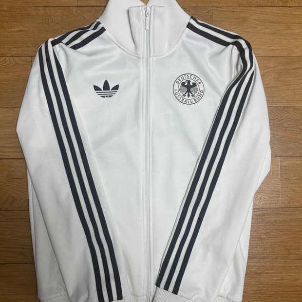 아디다스 독일 베켄바우어 트랙탑 오프 화이트