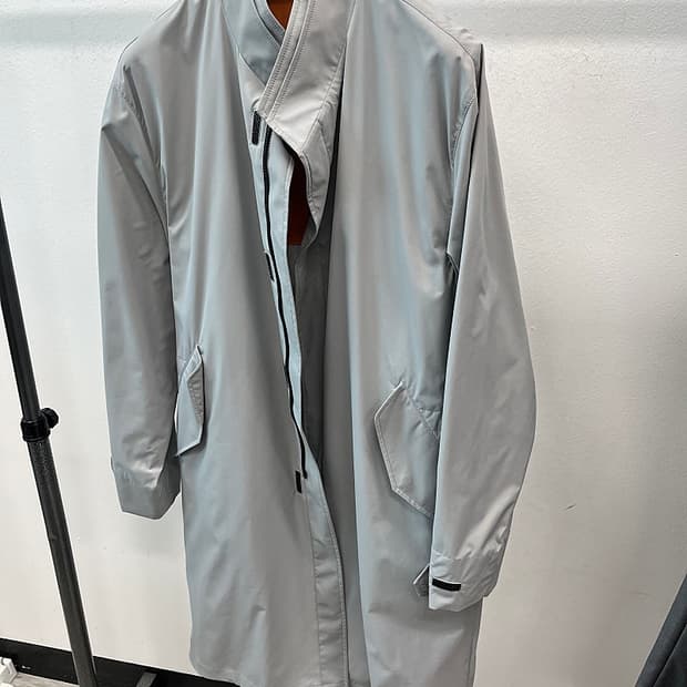 105) 솔리드옴므 레인 오버코트 