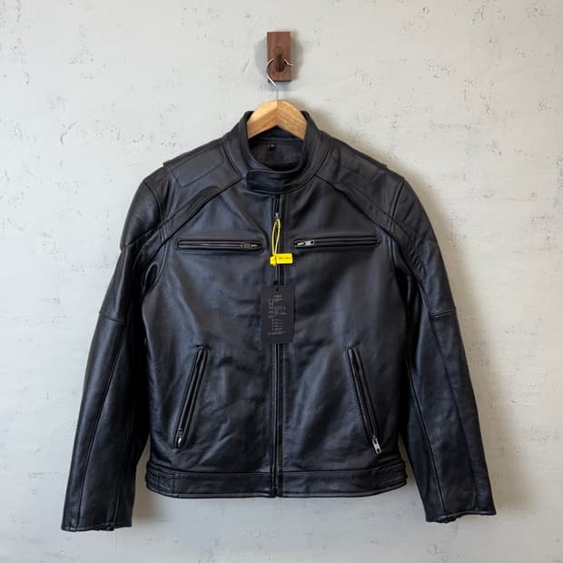 새상품 빈티지 레더 라이더 자켓