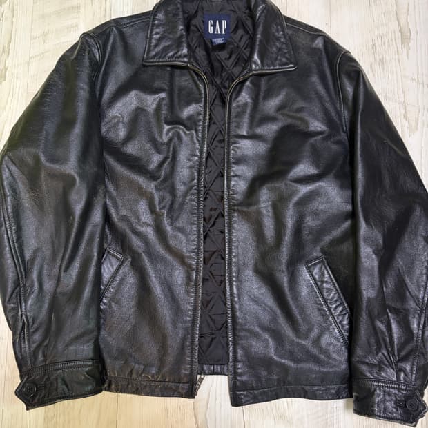 [US M] GAP 올드갭 리얼레더 자켓