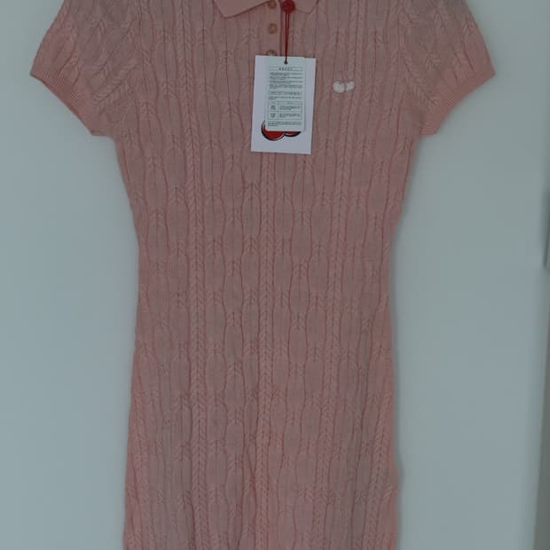 키르시 케이블 니트 드레스