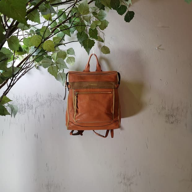 빈폴 올 레더 백팩