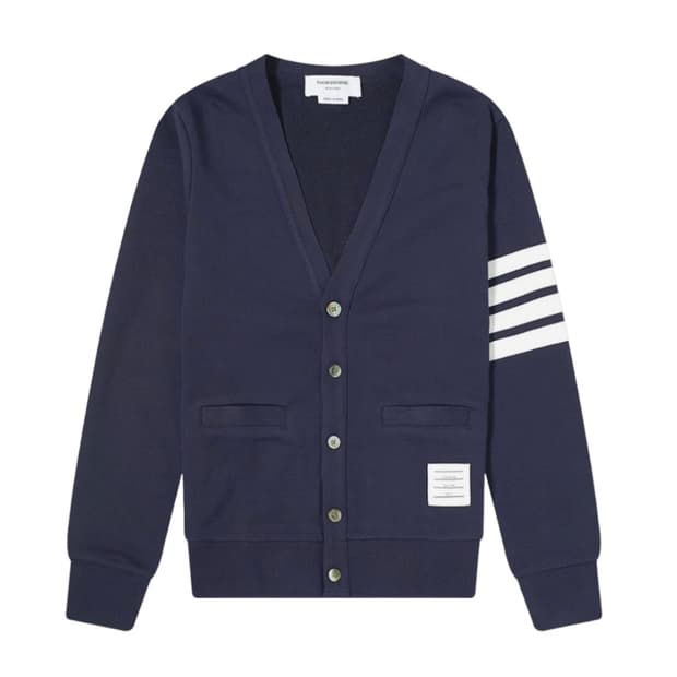 톰브라운 루프백 저지 사선 가디건 네이비 [3 size]