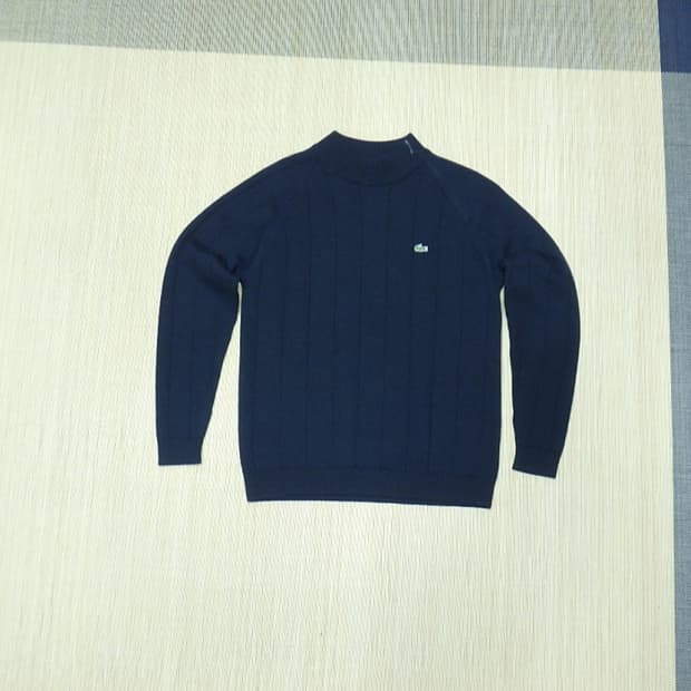(L/100) LACOSTE 라코스테 남성 터틀넥 울 니트