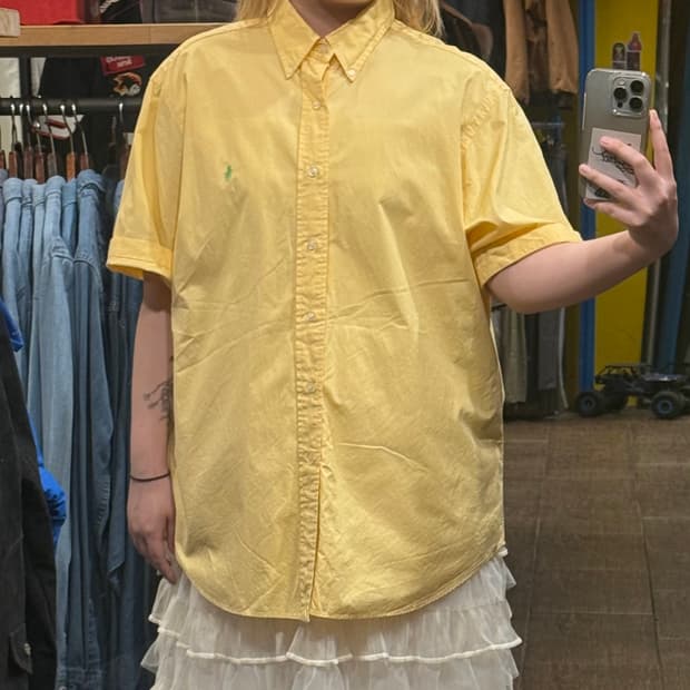 [HI] 폴로 랄프로렌 반팔셔츠 옐로우