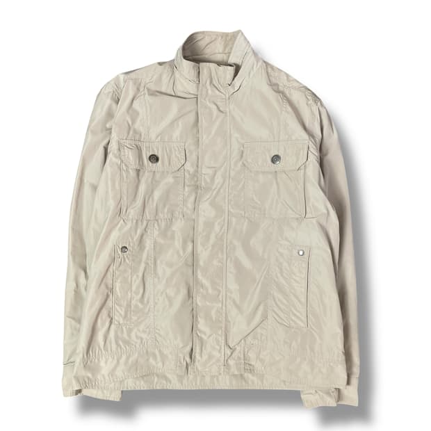 SO.BASIC 아이보리 사파리 자켓 L