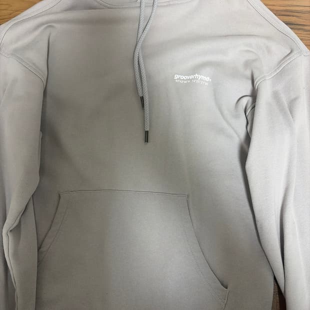 그루브라임 후드티 그레이