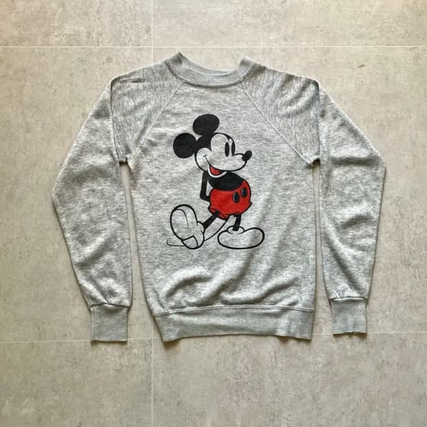 80's 월트 디즈니 미키 마우스 스웻셔츠 44~55 사이즈