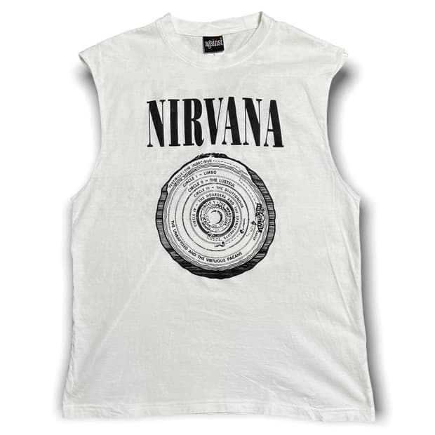 너바나 슬리브리스 티셔츠