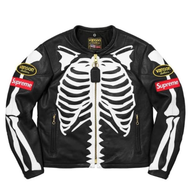 슈프림 벤슨 레더자켓