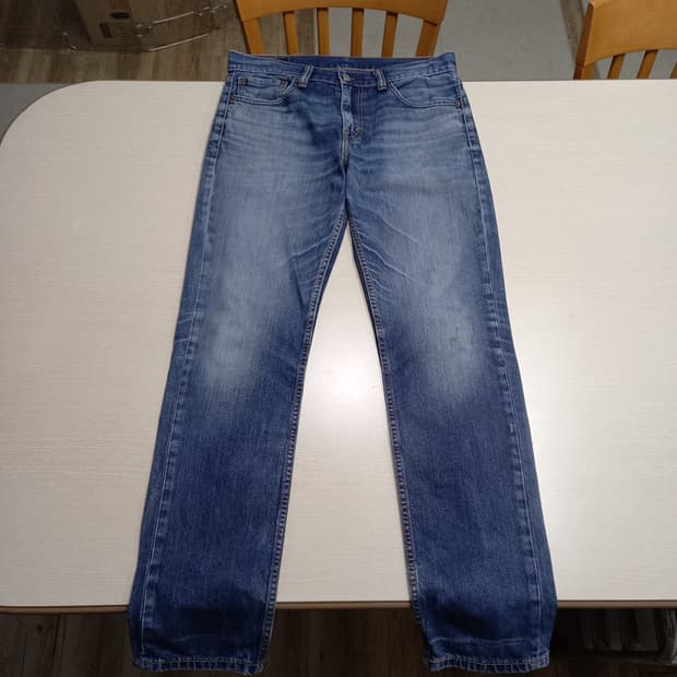 32 리바이스511 워싱 슬림일자진 배색진 32-331