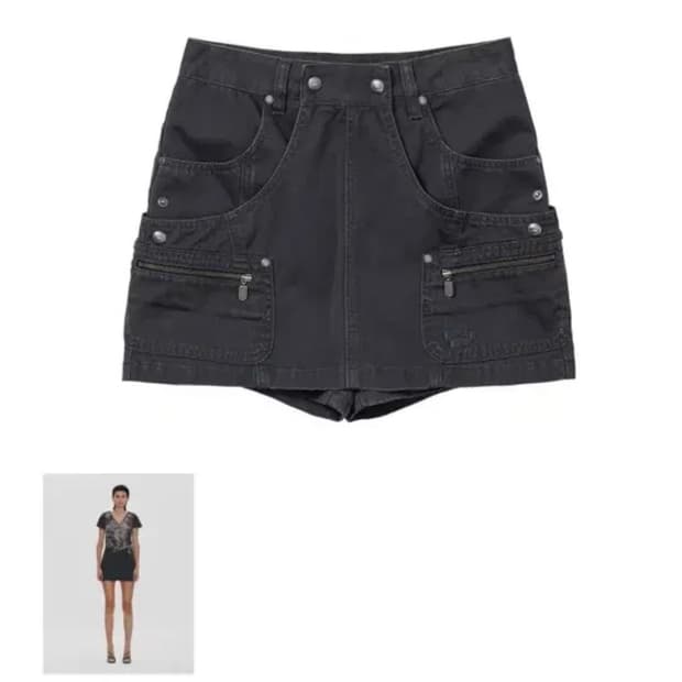 구해요) 웰빙익스프레스 Layered Shorts