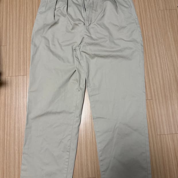 폴로 휘트먼 투플리츠 릴렉스핏 치노팬츠33/32 워시드카키