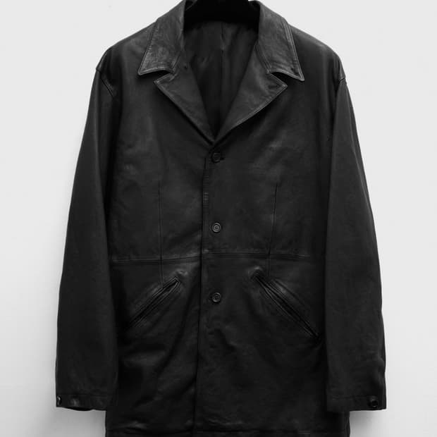 (M) Youth - Washed Leather Jacket