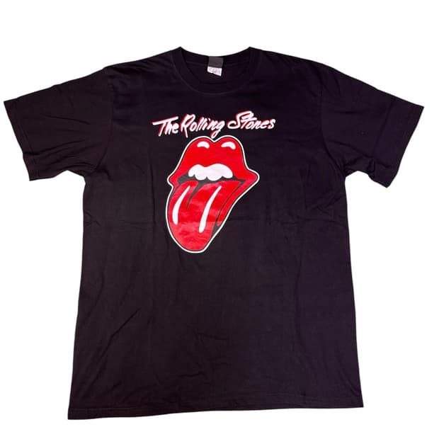 빈티지 롤링스톤즈 The ROLLINGSTONES 부틀렉 입술로고 밴드티