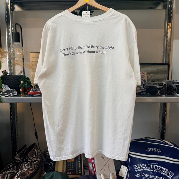 길단 미국빈티지 핑크플로이드 HEY YOU 가사 백 프린트 티셔츠 XL