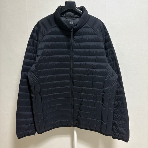 유니클로 덕다운 경량패딩 / 블랙, XL