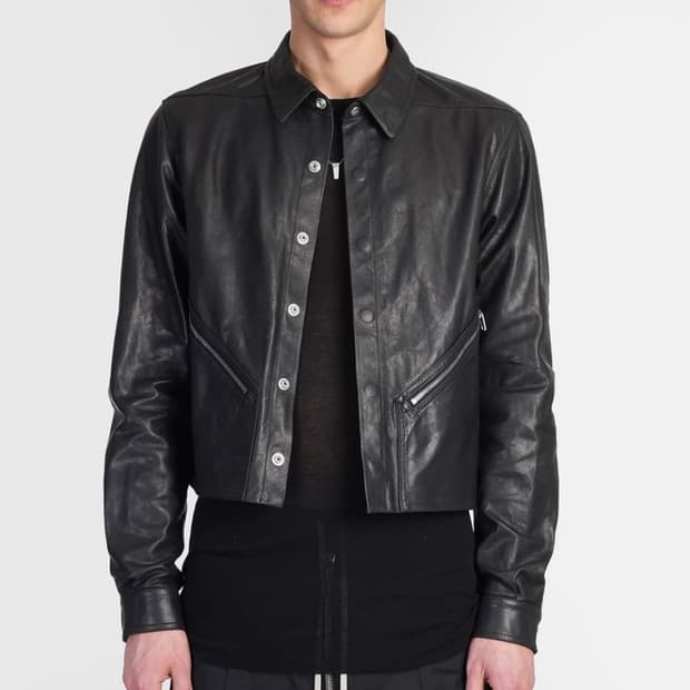 52) 릭오웬스 엘리스 가죽자켓