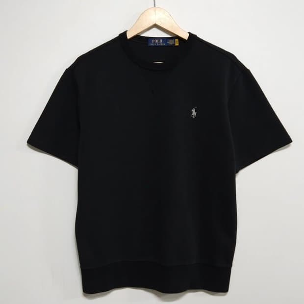 100 POLO 폴로 랄프로렌 반팔 스웻셔츠 블랙