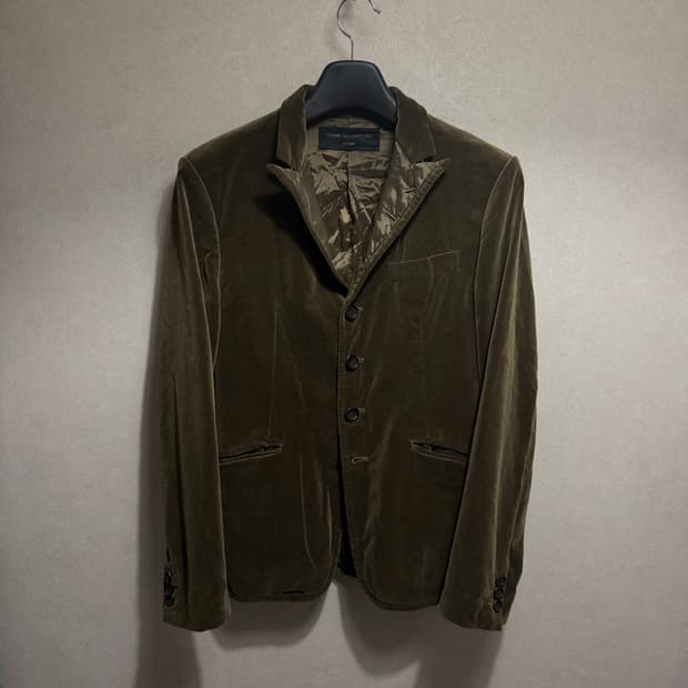 Comme des Garcons Homme Velvet Jacket