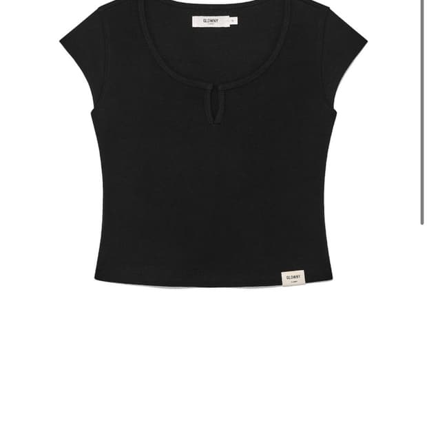 G SLIT TEE (BLACK)