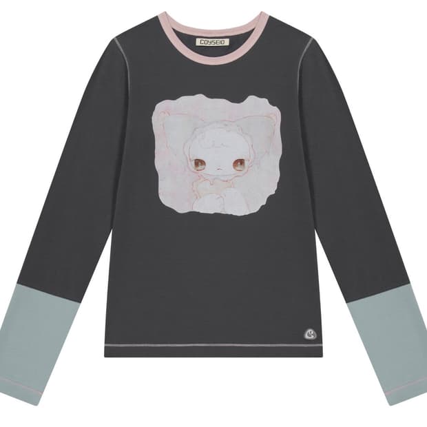 BLUSH LONGSLEEVES CHARCOAL