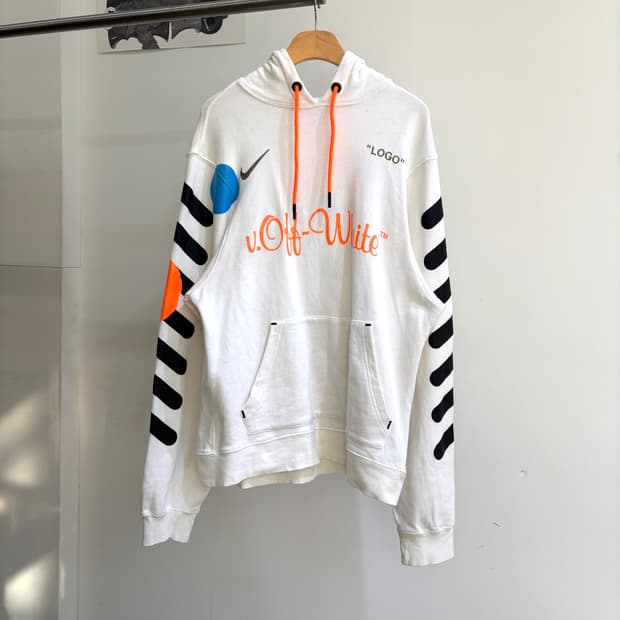 NIKE X OFF WHITE 후드티셔츠