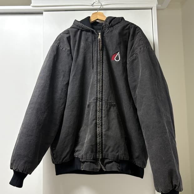 메이드 인 USA 빈티지 덕 캔버스 워크 자켓