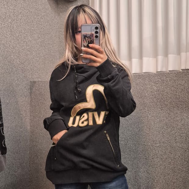 EVISU LOGO HOODIE 