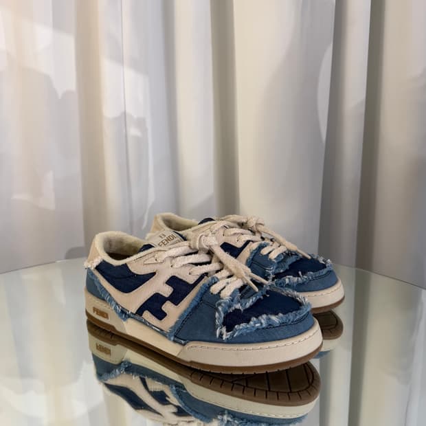 (7) 펜디 FF 데님 스니커즈