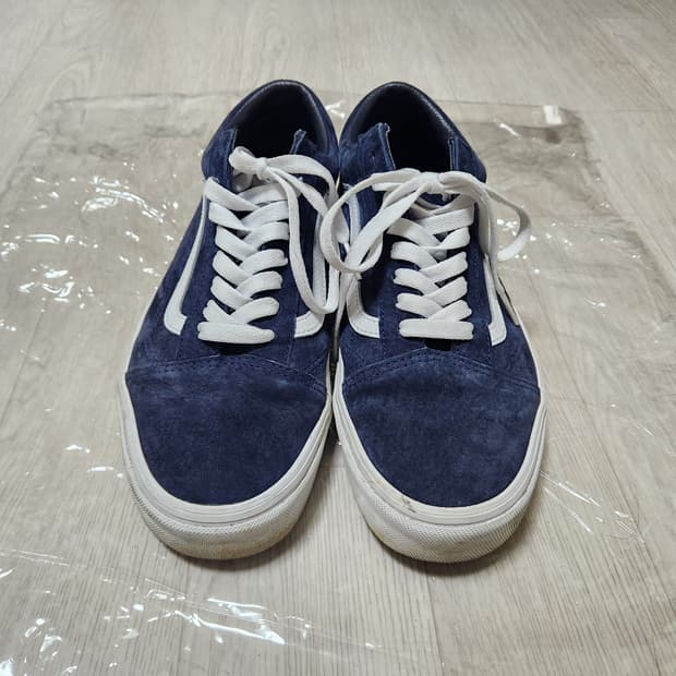 반스 올드스쿨 네이비 스웨이드 275mm