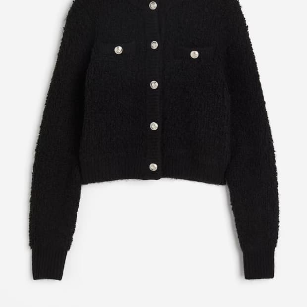 h&m 부클레 가디건