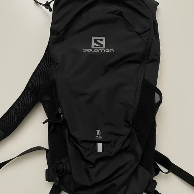 살로몬 트레일블레이저10 백팩 블랙 (구로고, 새상품)