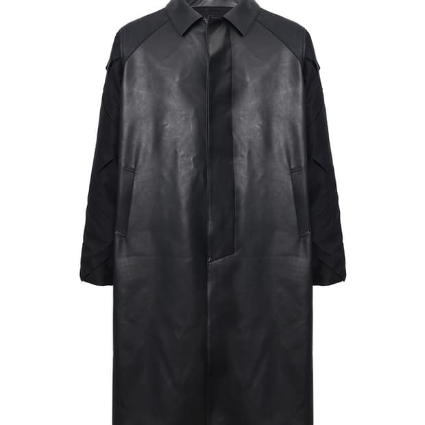 Origami Coat(synthetic leather) - 1SIZE