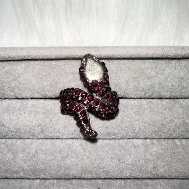 뱀 오리엔탈 고스펑크 반지