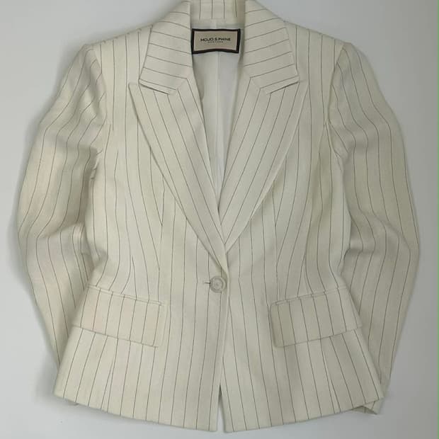 [S] 모조에스핀 20년 신형 핀스트라이프 블레이져 자켓