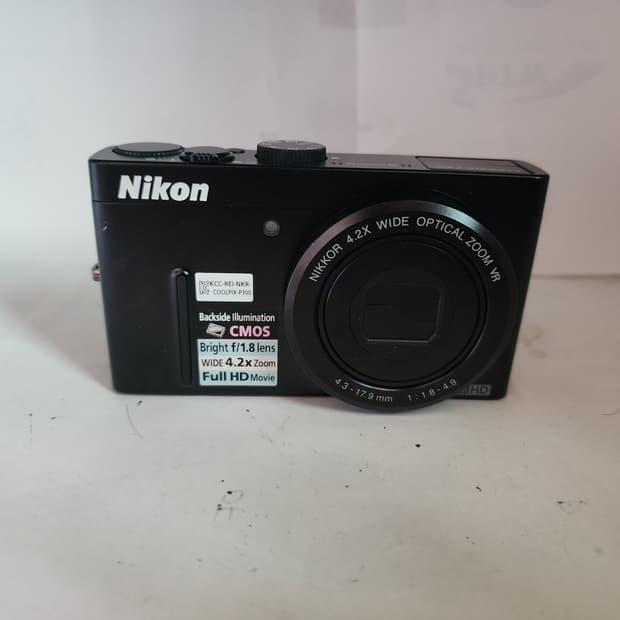 니콘 쿨픽스 P300 블랙 4.2배 광학줌 카메라