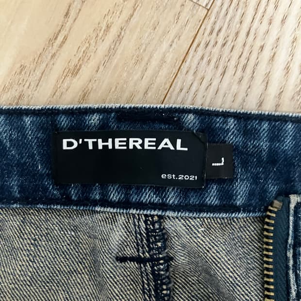 [L] kuas 콰스 와이드 데님 팬츠