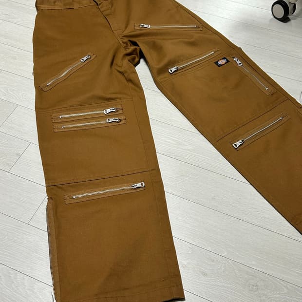 MYne x Dickies 더블니 지퍼 팬츠 s size