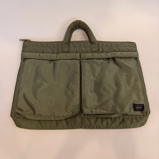 PORTER Tanker Briefcase Sage green
