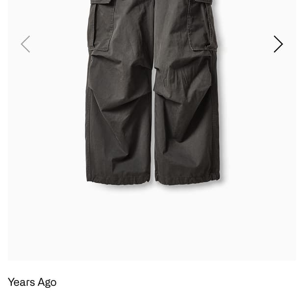 이얼즈어고 차콜 카고 팬츠
