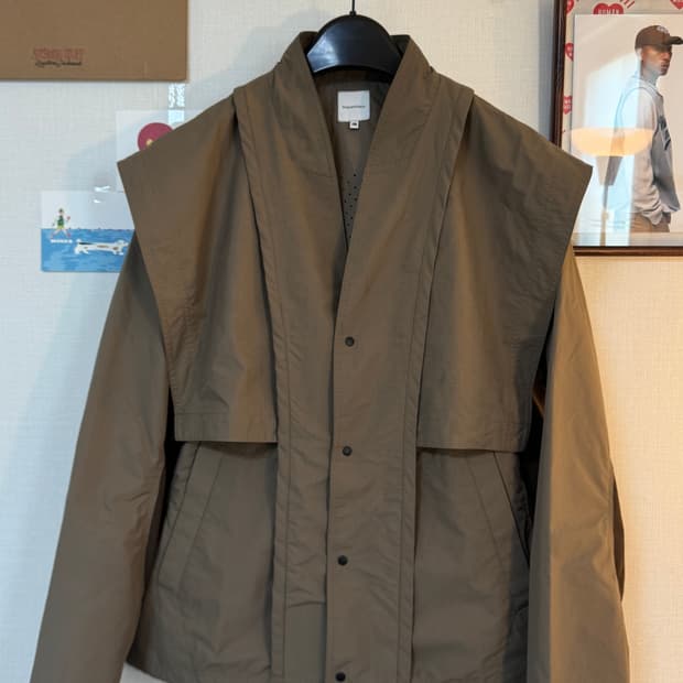 (L)사스콰치패브릭스 오리엔탈 랩 자켓 브라운