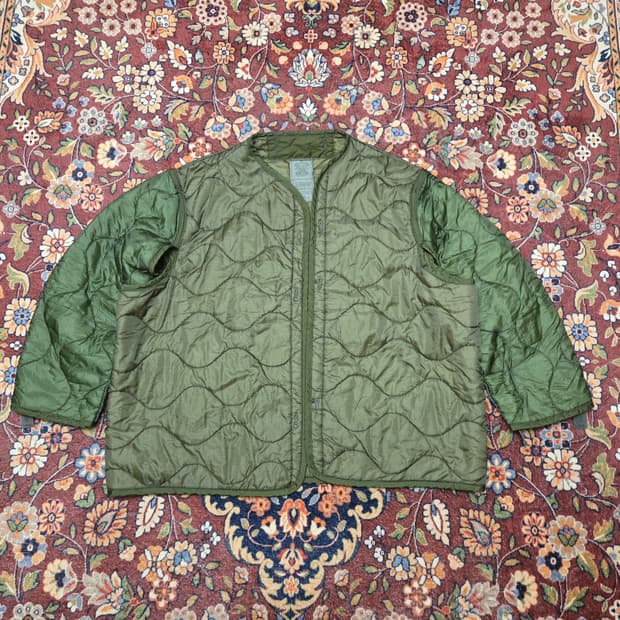 미군 오리지널 M65 필드자켓 라이너 (깔깔이) - XL