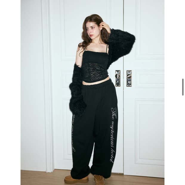 미스테리어스호텔 crop fur bolero 크롭 퍼 볼레로 가디건