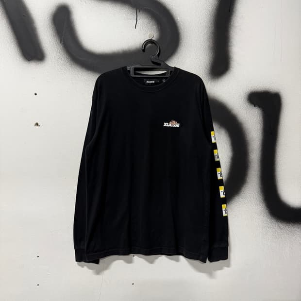 X-Large 엑스라지 멀티 프린팅 롱 슬리브 티셔츠