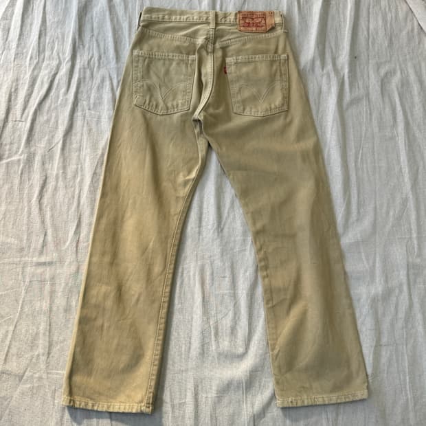 리바이스 00s 빈티지 베이지 코튼 501 30