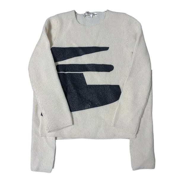 꼼데가르송 슬릿 니트