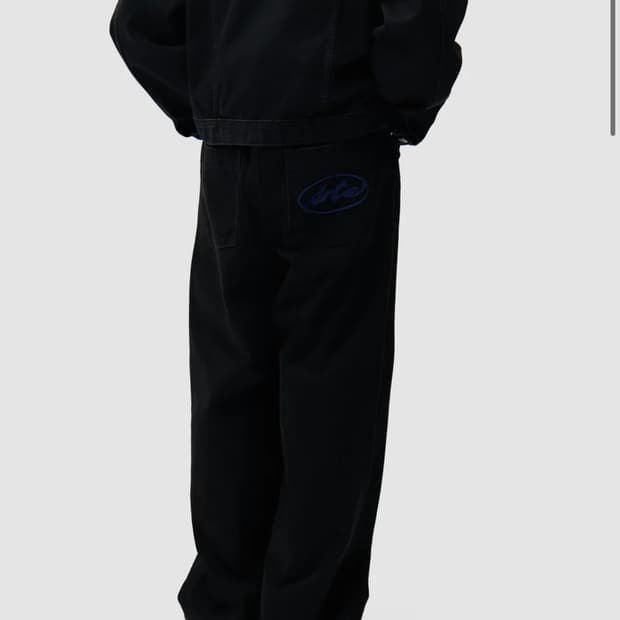 Arte Circle Logo Pocket Pants 블랙