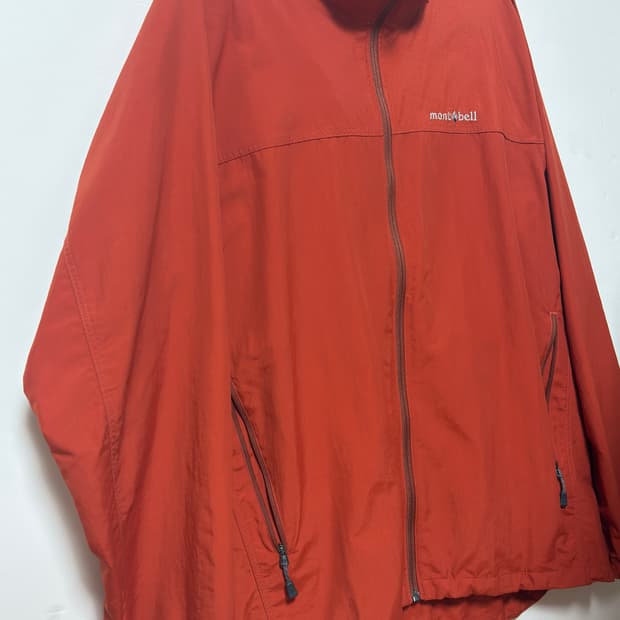 몽벨 오디 자켓 후디 Red Orange 색상